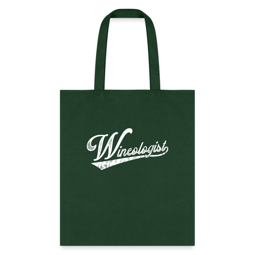 Wineologist Tote Bag - forest green