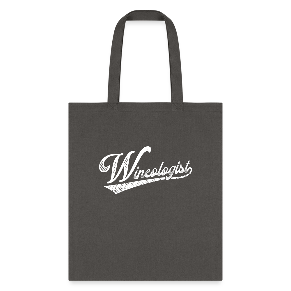 Wineologist Tote Bag - charcoal