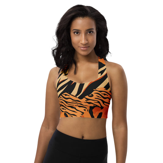 Exotic Trio Longline sports bra