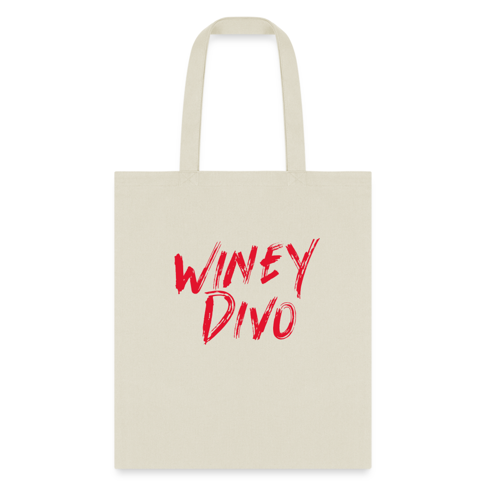 Winey Divo Tote Bag - natural