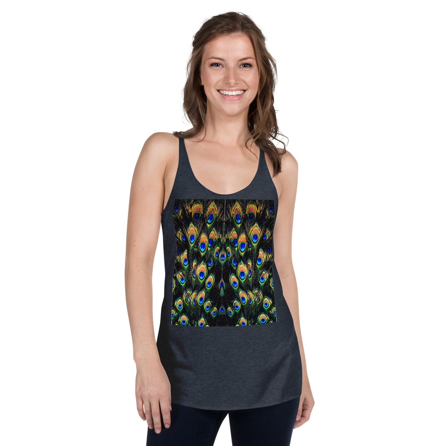 Exotic Peacock Women's Racerback Tank