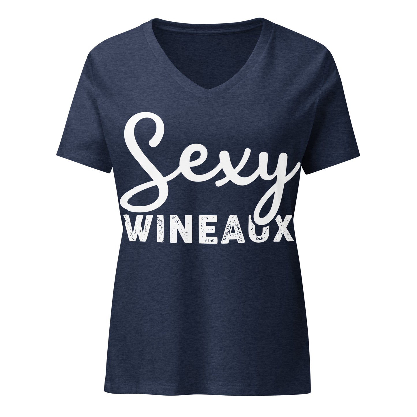 Sexy Wineaux Women’s V-neck t-shirt