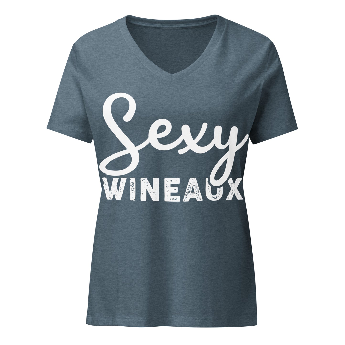 Sexy Wineaux Women’s V-neck t-shirt