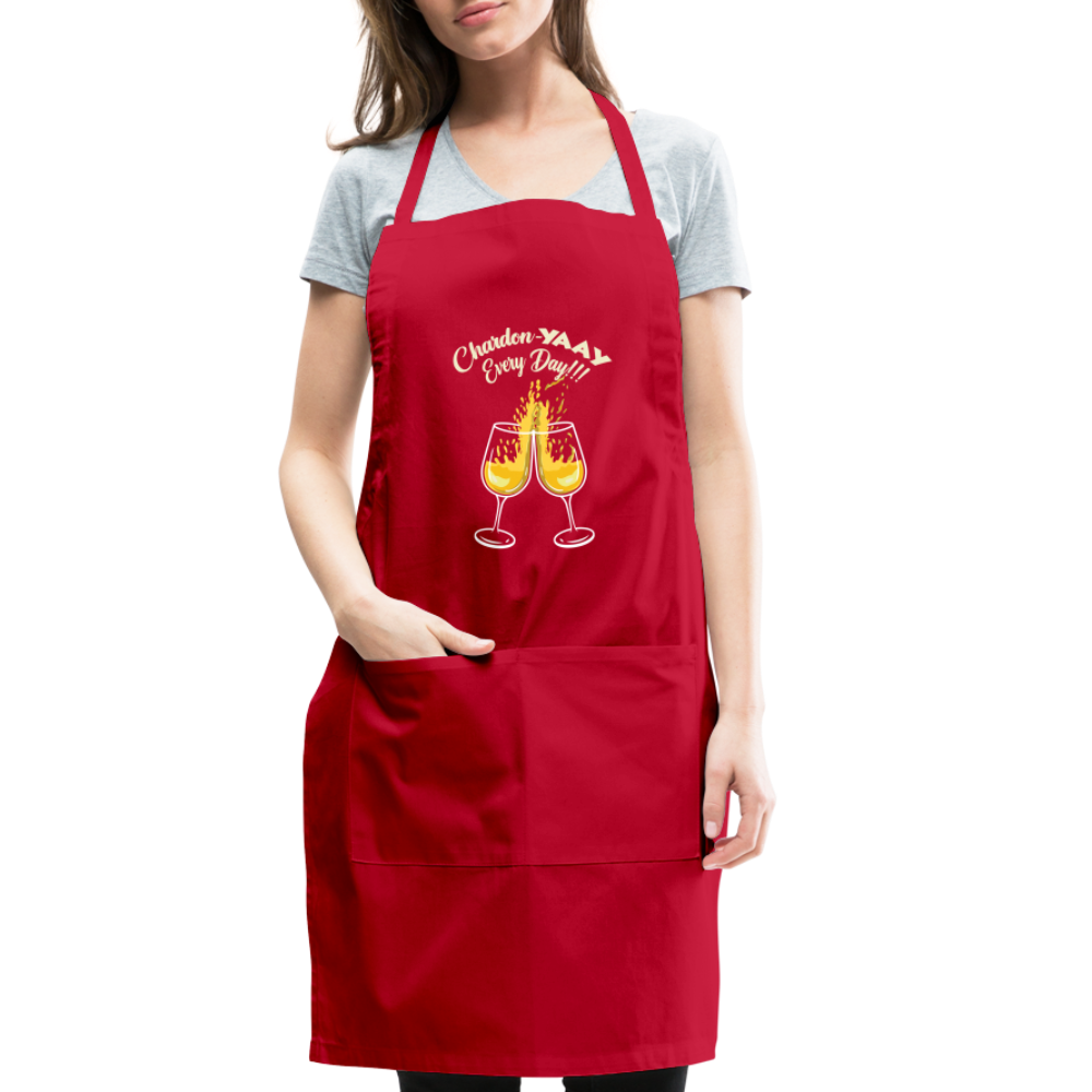 Chardon-Yaay Every Day - Adjustable Apron - red