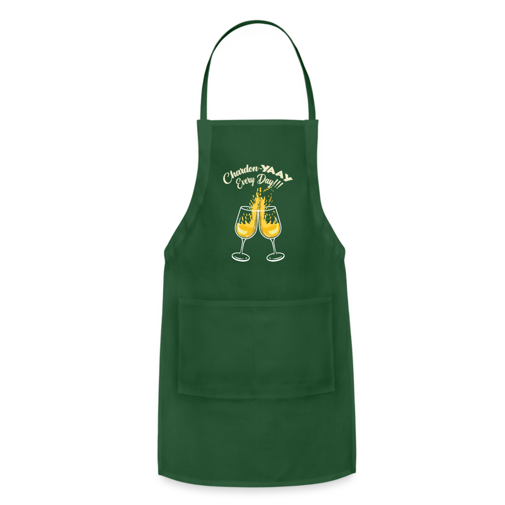 Chardon-Yaay Every Day - Adjustable Apron - forest green