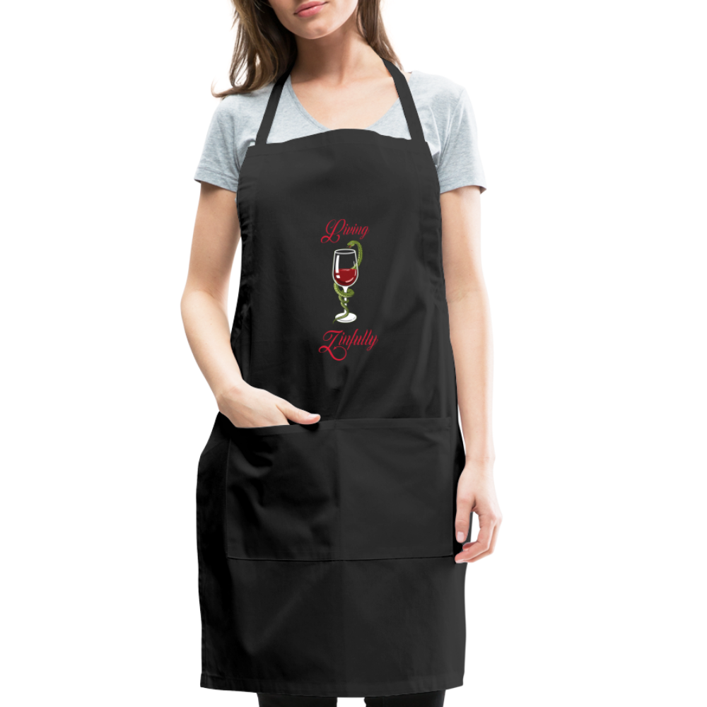 Living Zinfully - Adjustable Apron - black