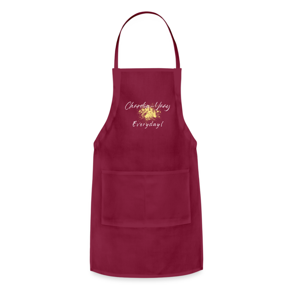 Chardon-YAAY Everyday Adjustable Apron - burgundy